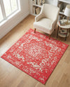 Georgetown Rugs Collection Area Rug - Dupont (Pink) Square Pink  lifestyle 66