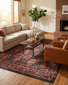 Geneva Terrace Collection Area Rug -  Lausanne Rectangle Black  lifestyle 17