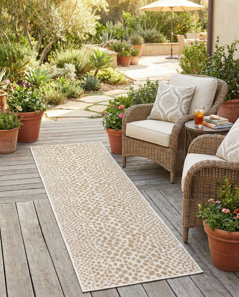 Urban Oasis Rugs Collection Area Rug -  Terrace (Dark Beige) Runner Dark Beige  lifestyle 32
