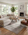 Bloomsbury Elegance Collection Area Rug -  Pimlico Rectangle Gray  lifestyle 37