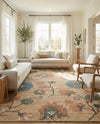 Benares Handwoven Jute Collection Area Rug -  Ramnagar Rectangle Multi  lifestyle 12