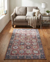 Heritage Elegance Collection Area Rug -  Gatchina Rectangle Vintage Red  lifestyle 5