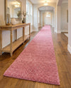 Plush Oasis Collection Area Rug - Serenity (Taffy Pink) Runner Taffy Pink  lifestyle 40