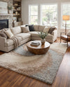 Cozy Haven Shag Collection Area Rug -  Oasis Rectangle Khaki  lifestyle 39