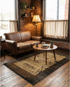 Bistro Lounge Collection Area Rug -  Affogato Rectangle Beige  lifestyle 26