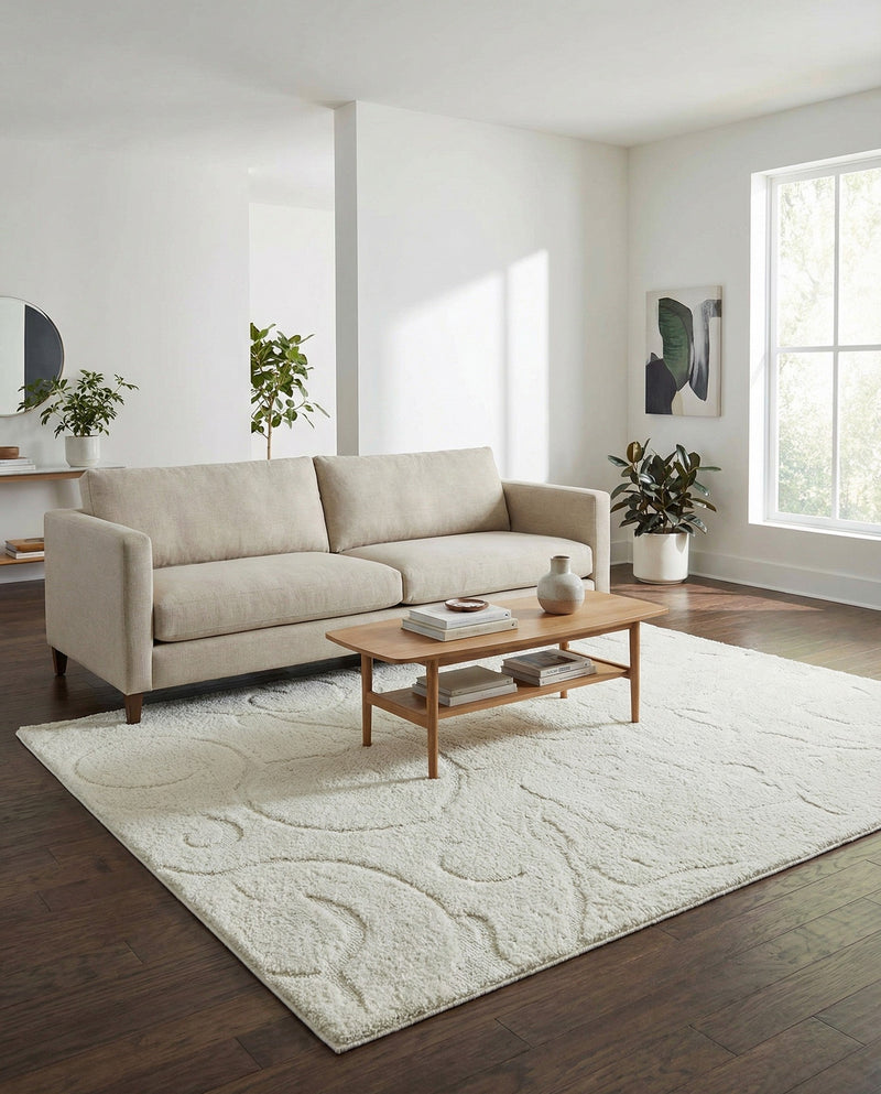 Trellis Haven Collection Area Rug -  Havencrest Rectangle Ivory  lifestyle 15