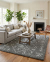 Casablanca Comfort Collection Area Rug - Sahara Rectangle Gray  lifestyle 46