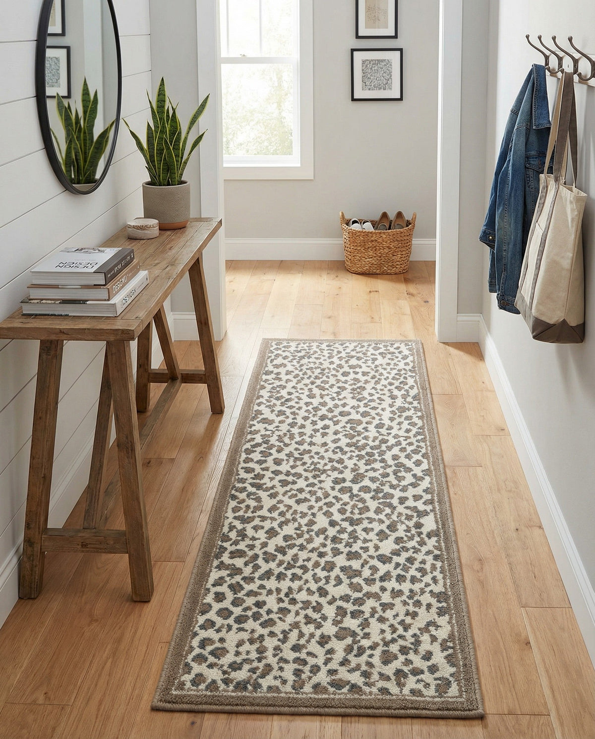 Savannah Sojourn Collection Area Rug - Serengeti Runner Brown  lifestyle 187