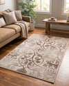 Andes Summit Collection Area Rug -  Merida Rectangle Dark Beige  lifestyle 9