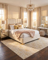 Hollywood Luxe Collection Area Rug -  Rodeo Rectangle White Gold  lifestyle 30