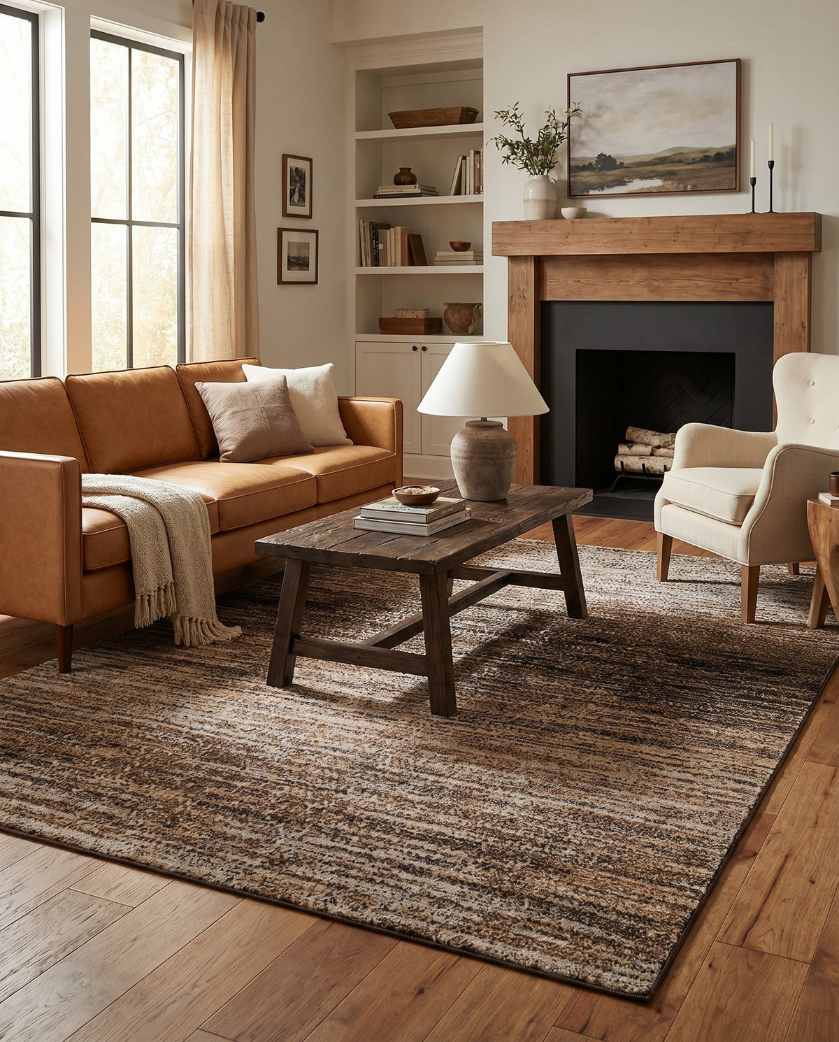 Sienna Collection Area Rug -  Verona Rectangle Multi  lifestyle 47