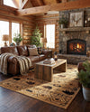 Frontier Trails Collection Area Rug -  Sedona Rectangle Cedar  lifestyle 48