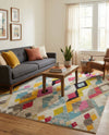 Sedona Vista Collection Area Rug -  Pricklypear Rectangle Multi  lifestyle 31
