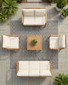 Urban Oasis Rugs Collection Area Rug -  Rooftop (Charcoal Gray) Square Charcoal Gray  lifestyle 66