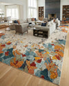 Chromatic Oasis Collection Area Rug -  Twilight Rectangle Multi  lifestyle 11