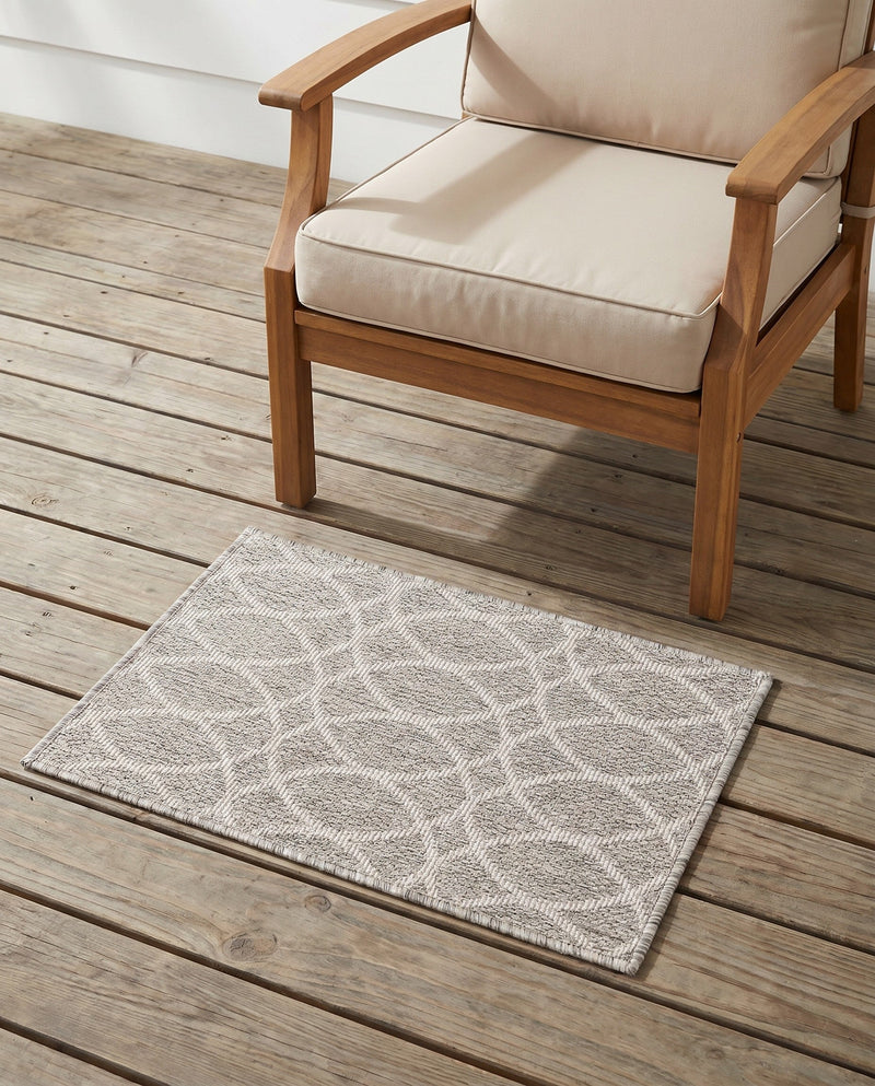 Savannah Pergola Collection Area Rug -  Pavilion (Light Gray) Rectangle Light Gray  lifestyle 6