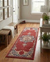 Eden Oasis Collection Area Rug -  Tranquility (Burgundy) Runner Burgundy  lifestyle 58