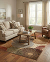 Bistro Lounge Collection Area Rug -  Cappuccino Rectangle Beige  lifestyle 5