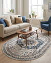 Cambridge Classics Collection Area Rug -  Pembroke (Cream) Oval Cream  lifestyle 70