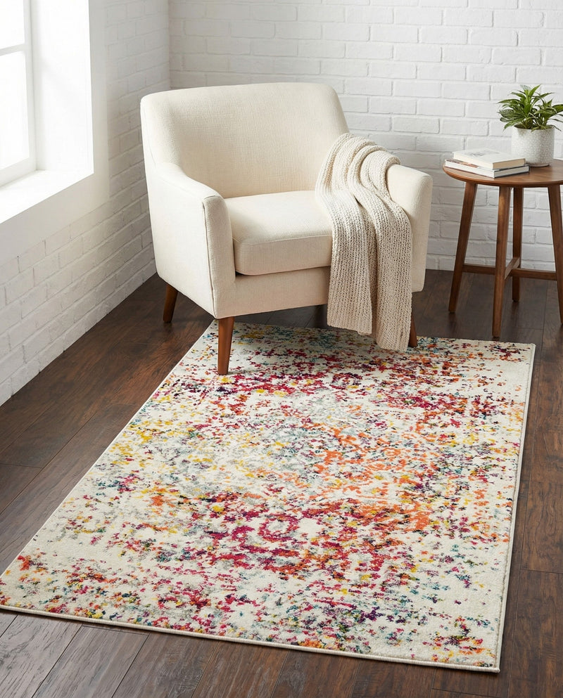Georgetown Rugs Collection Area Rug - Dupont (Light Multi) Rectangle Light Multi  lifestyle 26