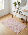 Metro Heights Collection Area Rug -  Hudson Rectangle Pink  lifestyle 42