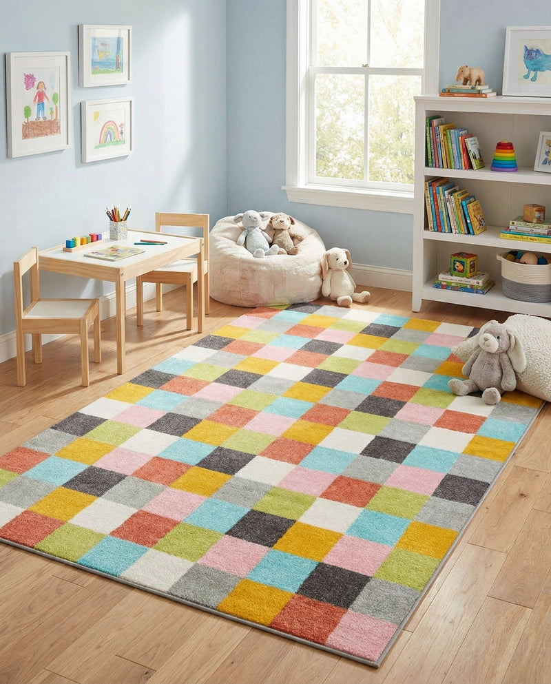 Wonder Tykes Collection Area Rug -  Mythic Rectangle Multi  lifestyle 10