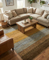 Zagros Oasis Collection Area Rug -  Mehran Rectangle Multi  lifestyle 20