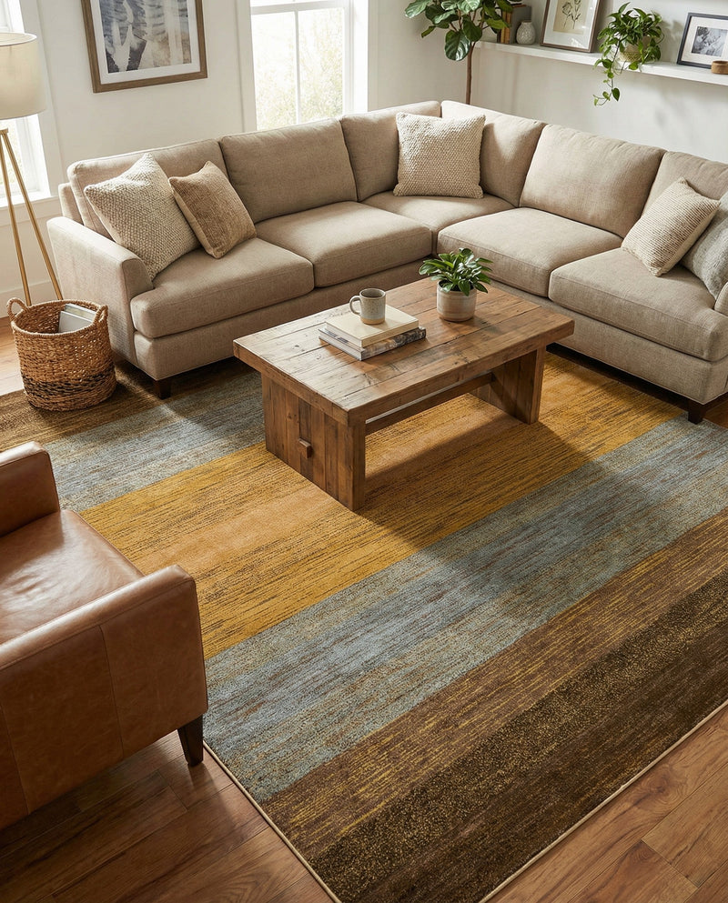 Zagros Oasis Collection Area Rug -  Mehran Rectangle Multi  lifestyle 20