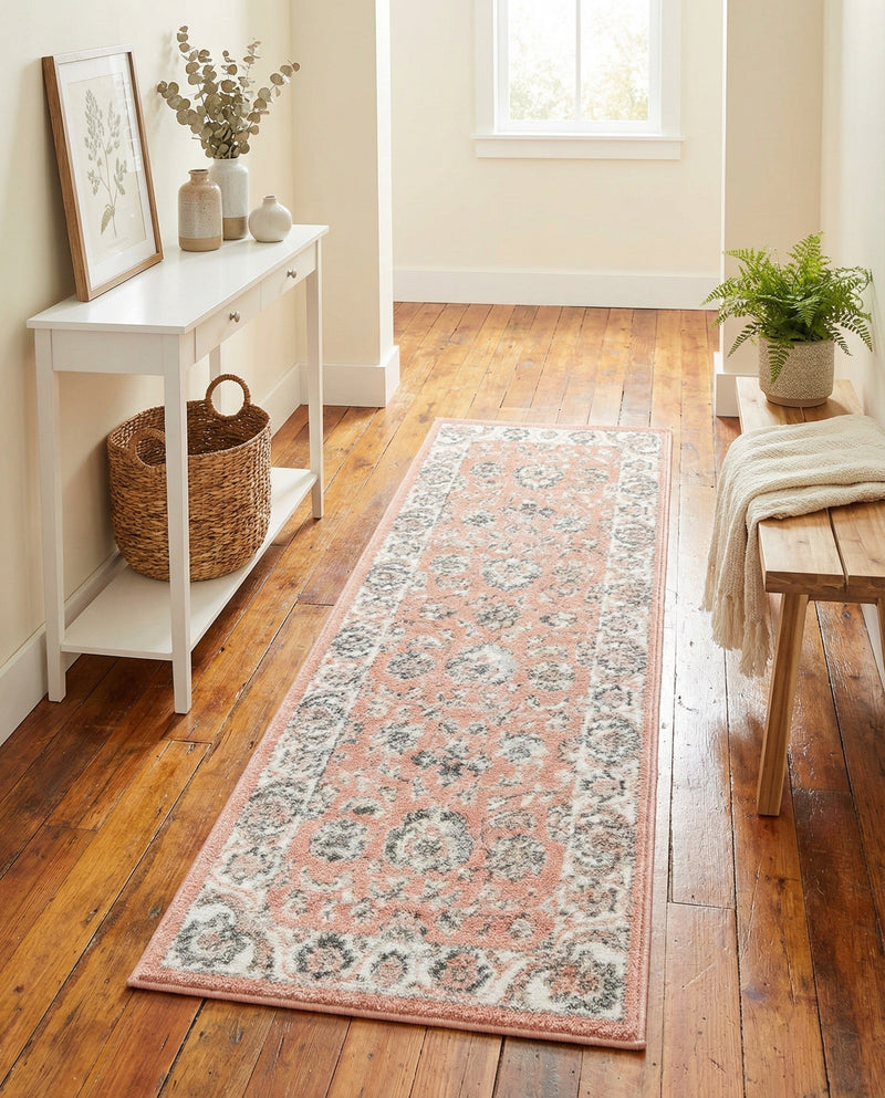 Adriana Terrace Collection Area Rug -  Positano (Rose) Runner Rose  lifestyle 68
