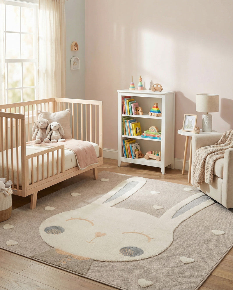 Wonder Tykes Collection Area Rug -  Blisswood Square Peach Blossom  lifestyle 58