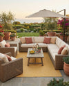 Seaside Serenity Collection Area Rug - Veranda (Corn Harvest Yellow) Rectangle Corn Harvest Yellow  lifestyle 13