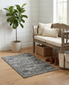 Dover Terrace Collection Area Rug -  Lagoon (Dark Gray) Rectangle Dark Gray  lifestyle 10