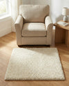 Plush Oasis Collection Area Rug - Serenity (Snow White) Square Snow White  lifestyle 75
