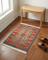 Persian Elegance Collection Area Rug -  Nain Rectangle Light Blue  lifestyle 5