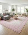 Dover Terrace Collection Area Rug - Marina (Pink) Rectangle Pink  lifestyle 19