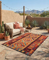 Safari Escape Rugs Collection Area Rug -  Kalahari Rectangle Multi  lifestyle 10