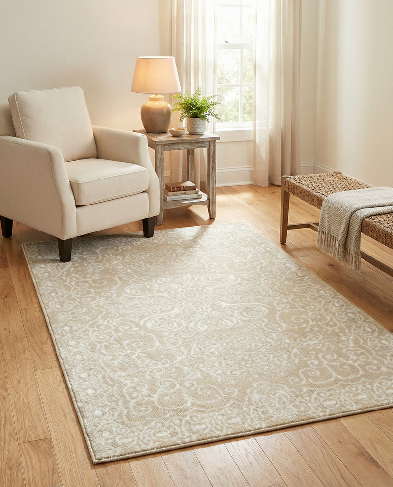 Andes Summit Collection Area Rug -  Lanín Rectangle Beige  lifestyle 21