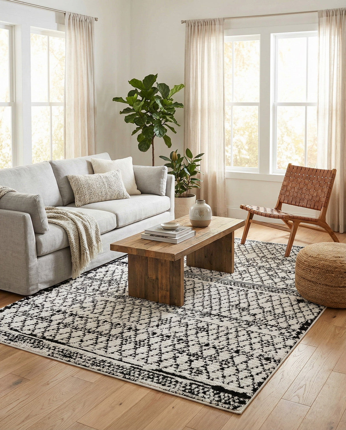 Tangier Treasures Collection Area Rug -  Marrakech Rectangle Ivory  lifestyle 35