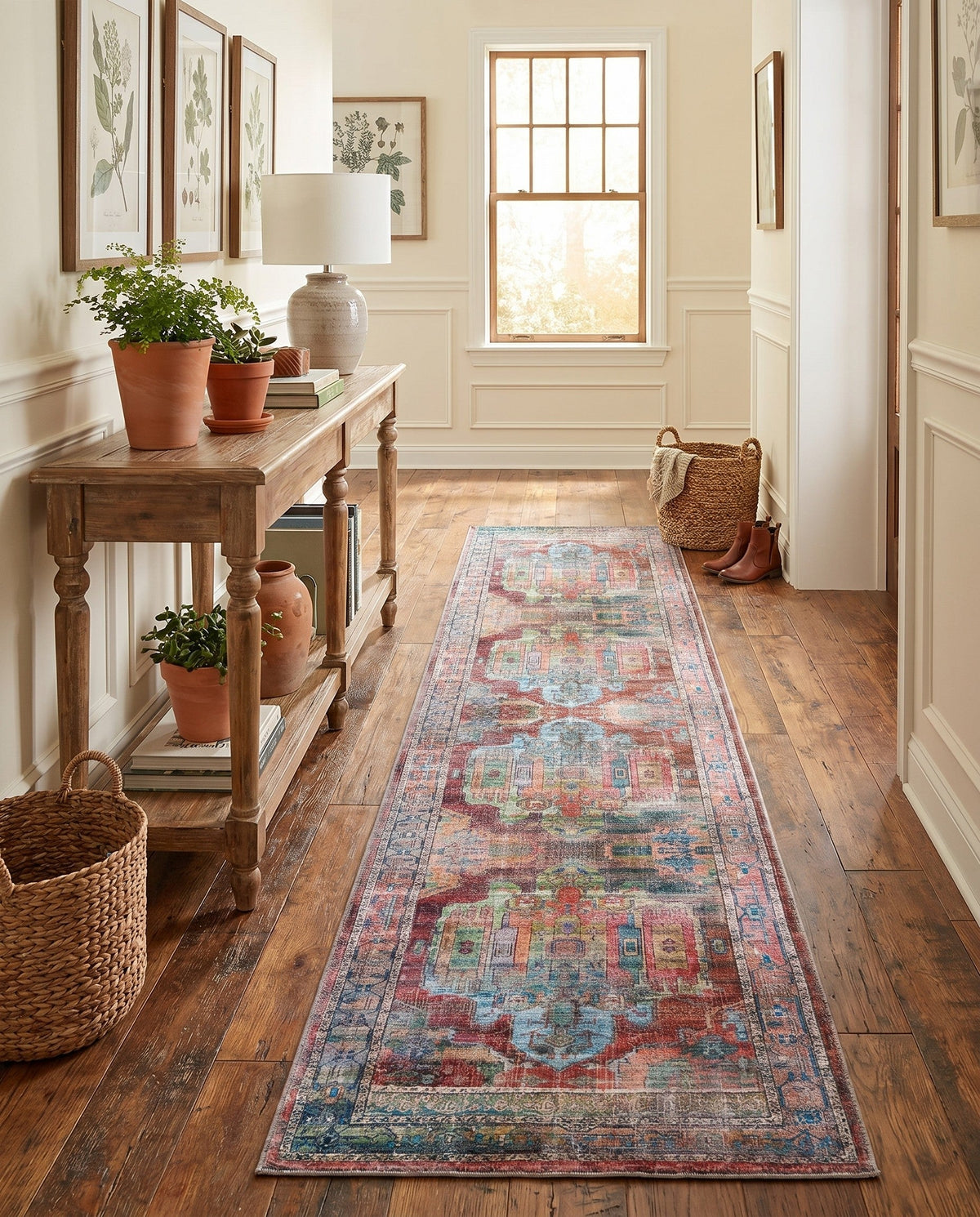 Zahara Oasis Collection Area Rug - Sahara Runner Multi  lifestyle 169