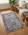 Heritage Elegance Collection Area Rug -  Topkapi Rectangle Vintage Green  lifestyle 55