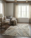 Savannah Hideaway Collection Area Rug - Serengeti Rectangle Gray Ivory  lifestyle 7
