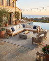 Seaside Serenity Collection Area Rug - Marina Rectangle Light Gray  lifestyle 29