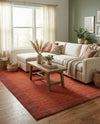 Studio Haven Collection Area Rug -  Conservatory (Terracotta) Rectangle Terracotta  lifestyle 19