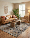 Desert Modern Eco Rug Series Collection Area Rug -  Sonora Rectangle Khaki Gray  lifestyle 17