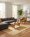 Soho Elegance Collection Area Rug -  Hudson (Yellow) Rectangle Yellow  lifestyle 28