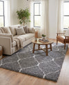 Casablanca Comfort Collection Area Rug -  Medina Rectangle Gray  lifestyle 42