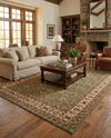 Jaipur Elegance Collection Area Rug -  Nahargarh (Green) Rectangle Green  lifestyle 18