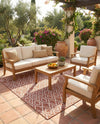 Urban Oasis Rugs Collection Area Rug -  Boulevard (Rust Red) Rectangle Rust Red  lifestyle 4