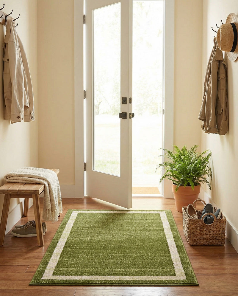 Studio Haven Collection Area Rug -  Alcove (Green) Rectangle Green  lifestyle 16