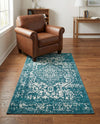 Georgetown Rugs Collection Area Rug - Dupont (Turquoise) Rectangle Turquoise  lifestyle 6